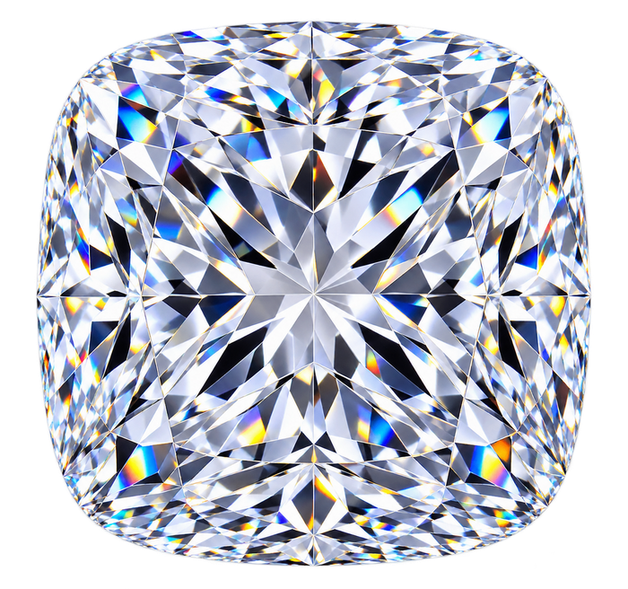 Cushion cut diamond
